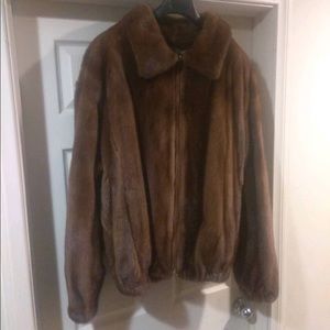 Mink Bomber Jacket